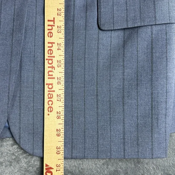 Madewell Alexa Chung Oversized Blazer Women's Size 12 Blue Gray Pinstripe NWT - Picture 6 of 13